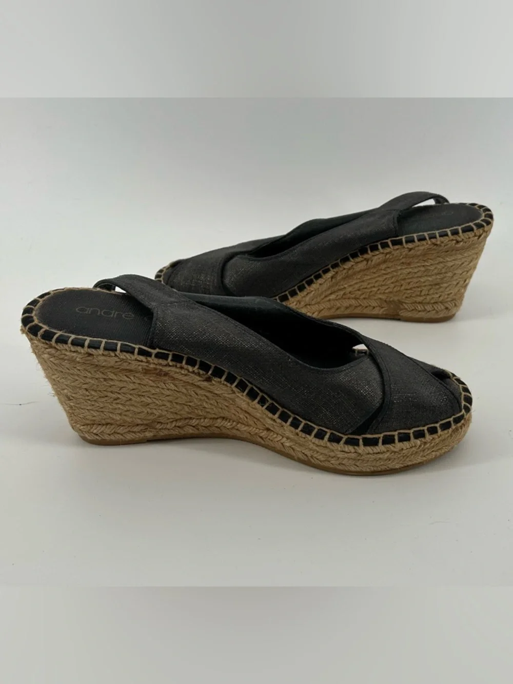 Andre Assous  Espadrille Slingback Wedge Sandals